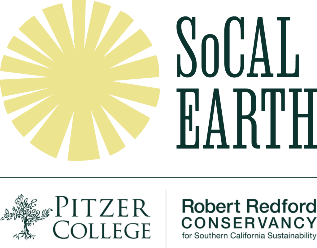 SoCal Earth, Pitzer College, and Robert Redford Conservancy Combined Logo