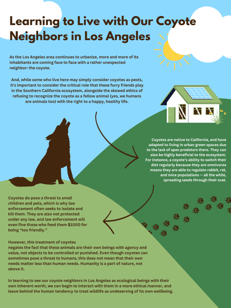 Learning to Live with Our Coyote Neighbors in Los Angeles Infographic