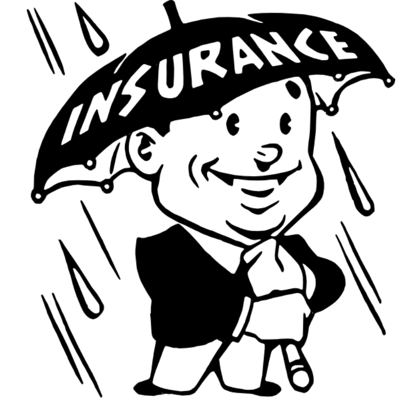 A cartoon of an insurance salesman is pictured as a climate sentinel